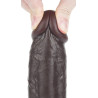 LoveToy SlidingSkin Gode Sliding Skin 18 x 4.5cm Marron